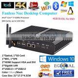 Desktop pc in Bulk Mini PC Openelec X86 Barebone System With 4G RAM Intel Core I7 5500U/I7-5500U Server HTPC 2LAN 2HDMI