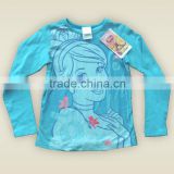 OEM/ODM top brand girls t-shirt sweet teen girls t-shirt baby girl clothes