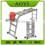 Industrail or Domestic Aluminium Profile Folding Telescopic Ladder AY-403 With En131 thumbnail-4