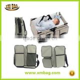 3 in 1 Multifunctional Diaper Bag Travel Bassinet Foldable Baby Carrycot Baby Bed Travel Crib Changing Bag