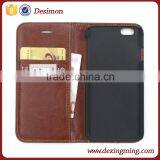 Compact Credit Card Case for i Phone 6 Book Case Cover for Iphone 6s Plus