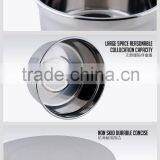 Round Shape Stainless Steel Stackable Food Container to Keep Food Fresh thumbnail-4