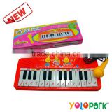 Electronic plastic musical toy learn piano keyboard shantou toys