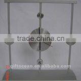 Aluminum Art Metal Desk Clock,metal Crafts Table Clock thumbnail-1