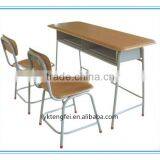 Wooden Werzalit Student Double Desk And Chair Set for Primary Student TF-8506 thumbnail-3