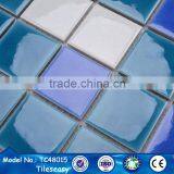 TC-48015 High Quality Free Glazed Mosaic Pattern Pool Mosaics