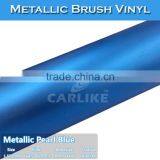 CARLIKE Pearl Blue Chrome Metallic Brushed Car Full Body Vinyl Sticker thumbnail-3