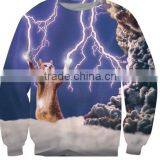 New Fashion 3D Printed Animal Hero Cat Space Galaxy Funny Spring Pullover Sweatshirts thumbnail-1