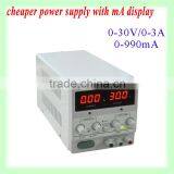 0-30V/0-3A Power Supply,for School Use Power Supply,with "mA" dc Power Supplies
