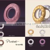 2015 Modern design colored plastic eyelet rings for curtains