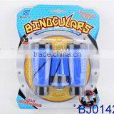 Fashion Design Kids Toy Blue Plastic Binocular Telescope
