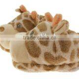 Cheap Plush Indoor Giraffe Shape Warm Winter Slippers and Shoes for Kids / OEM Factory With ICTI Audit Kids Shoes thumbnail-3