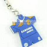 The Factory Manufacture High Quality Polo Shirt Design Silicone Mobile Phone Straps for World Cup thumbnail-1