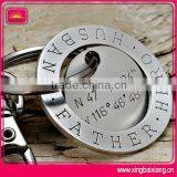 High Quality Logo Custom Engraved Stainless Steel Keychain