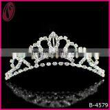 Hot Sale Glitter Diamante Hair Comb Tiara for Girls thumbnail-1
