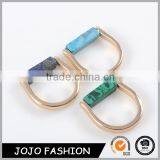 Hot Sale Charm Fashion Turquoise Mens Gold Ring thumbnail-1