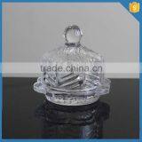 LXHY-CE0821High Quality Small Novelty Butter Dish With Clear Crystal Cover thumbnail-3