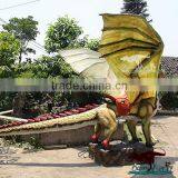 Animatronic Dinosaur Park Dragon Statues Western Dragon for Theme Park thumbnail-4