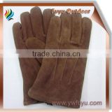 pig suede leather glove