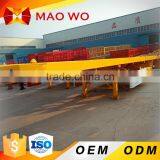 3 Axle 20ft 40ft Contrainer Transport Truck Flatbed Container Semi Trailer