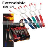 Extendable BBQ Skewer& Fork