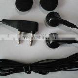 High quality stereo one time use aviation airplane earphone headphones