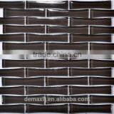 Dezhou Demax Balck Bamboo Interior Design Professional Glass Mosaic thumbnail-1