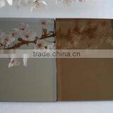 12mm Brozen Reflective Glass Coated Glass With High Quality