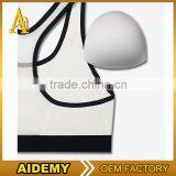 OEM Design Low Price Yoga Bra Cup Cotton Sports Bra thumbnail-4