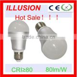 ILLUSION CE& ROHS Latest G60 5/7W LED Bulb CRI80 on sale