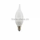 Candle LED Light Bulb 100-240VAC E14 Frosted cover manufacturer china