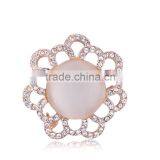 OUXI Fashion Flower Shaled Brooch Pin 60061 thumbnail-1