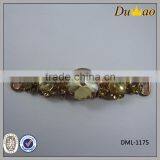 Rhinestone Shoe Ornament With Alloy Chain for Slipper Sandal thumbnail-2