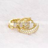 2016 Fashionable Gold Plated Designs For Girls Earrings thumbnail-2