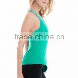 2016 New Arrival Women Fitness Activewear Custom Design Workout Singlet Dry Fit Vest Top thumbnail-2