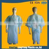 Blue Disposable Aprons With Sleeves Plastic Cpe Gown thumbnail-2