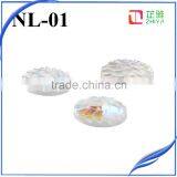 Wholesale Flat Back 12mm ab Color Resin Scale Rhinestone Cabochon