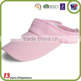 Wholesale factory price sun visor mesh adult wide brim running cap