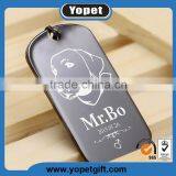 Brass Metal Tag Keychain Decorative Dog Tag thumbnail-3