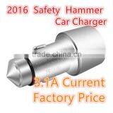 Safety Hammer Car Charger Car Usb Charger Adapter Mobile Phone Usb Car Adapter thumbnail-1