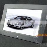 New Designs 10inch 1080p Electronic Photo Album With Wall Clock Photo Slide Show Playing for Advertising