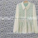 New Design Hollow Embroidery Guipure Lace Fabric African Lace thumbnail-5