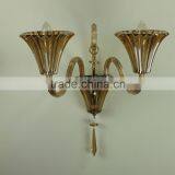 Amber Glass Pipe Wall Lamp thumbnail-2