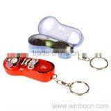 Tin Cartoon Shoe-shape Small Kids Keychain Ring