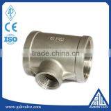 NPT Thread Galvanized Malleable Iron Reducing Tee