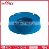 Recycled Unbreakable Solid Color Round Melamine Plastic Ashtray thumbnail-1