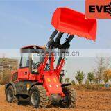 ER10 Everun Brand New Radlader 1.0 Ton CE Certificated With Pallet Forks thumbnail-4