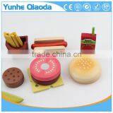 Fun Durable Wooden Food Set for Years of Play Wooden Lunch Set Solid Wood Version thumbnail-1
