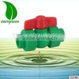 Hot Selling PPR Double Union Brass Ball Valve for Irrigation thumbnail-1