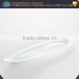 New design restaurant ceramic long fish plate wholesale
